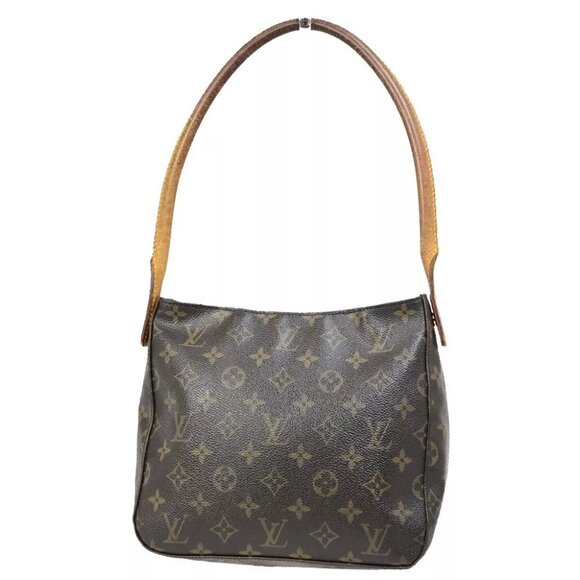 LOUIS VUITTON Looping MM Shoulder Bag Monogram Leather BN France - Picture 1 of 16